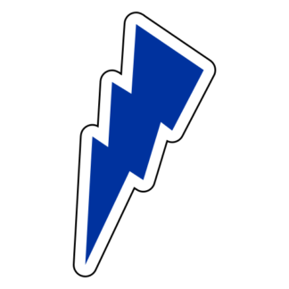 Thunder Sticker (Blue)